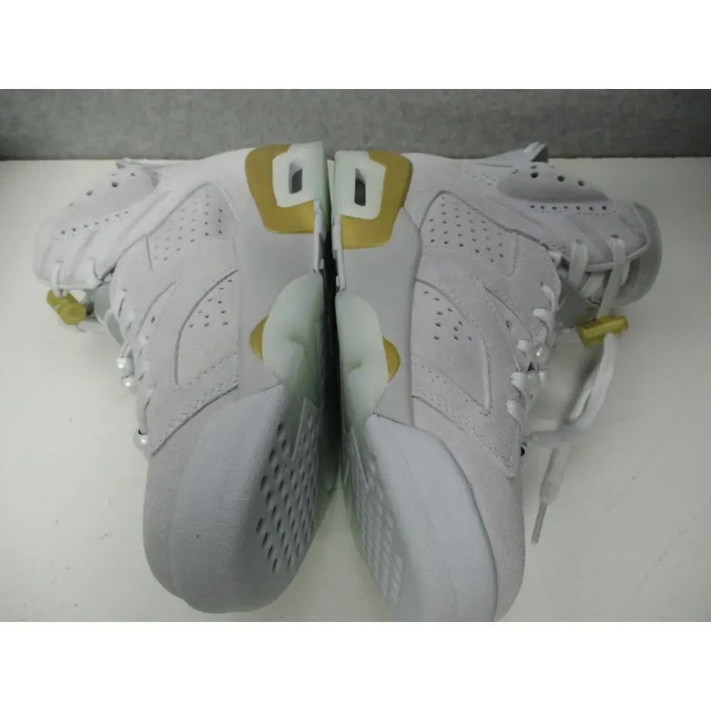 Nike Air Jordan 6 Retro Paris Olympics Platinum Glacier Shoes Blue Womens Sz 9